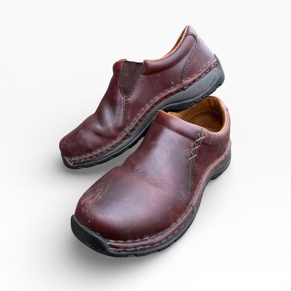 Red Wing Safety Toe #2322 Slip on Shoes Brown Leather Women's size 6 EU 36